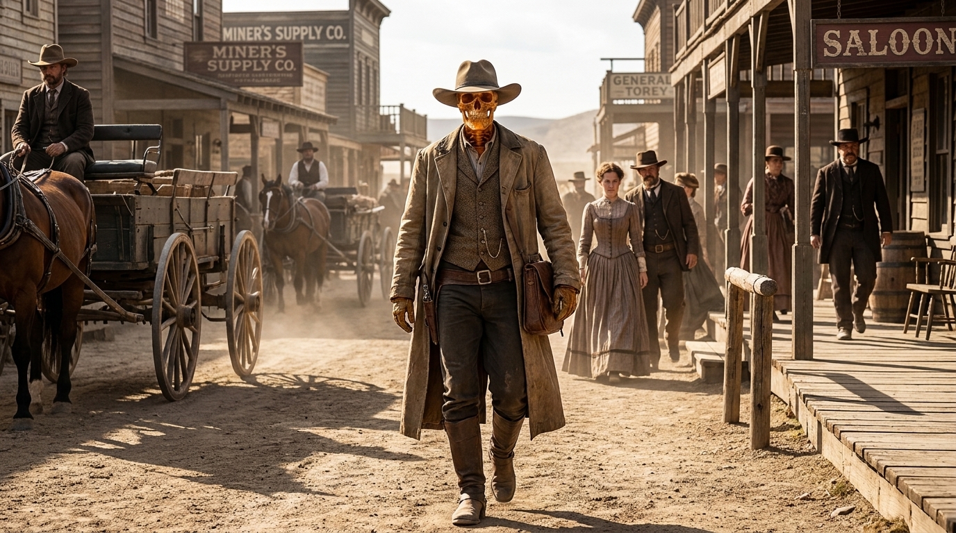 American West, MAIN STREET · BOOMTOWN, noon