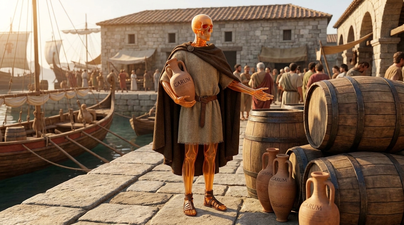 Aulus Mettius, Garum merchant